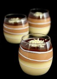 Panna Cotta Aux Trois Chocolats Recette Panacotta Panacotta Chocolat Gateaux Et Desserts