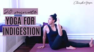 20 Min Yoga For Indigestion Yoga For Bloating And Feeling Full Chriskayoga Youtube Yoga Yoga Fitness Indigestion