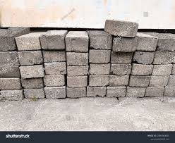 Stack Concrete Gray Bricks Pavers Multiple库存照片2382583001