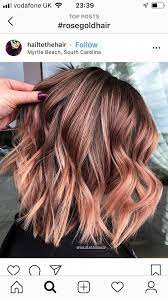 Rose Gold Hair 275 Images Ombrehaircolor In 2020 Balayage Hair Rose Rose Gold Hair Brunette Short Hair Balayage