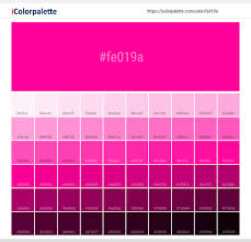Hot pink pantone, hex, rgb and cmyk color codes. Hex Color Code Fe019a Neon Pink Color Information Hsl Rgb Pantone