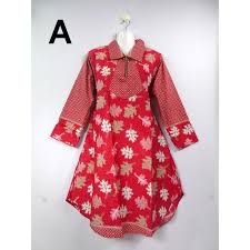 Cok iyi durumda ister tunik ister elbise. Tunik Batik Murah Model Asimetris Resleting Depan Shopee Indonesia