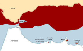 People from morocco swim and walk into the spanish territory at the border of morocco and spain, at the spanish enclave of ceuta on monday, may 17, 2021. Spain Morocco Eez Mapporn