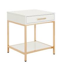 Home In 2020 Osp Home Furnishings White End Tables End Tables With Drawers