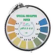 Precision Ph Test Strips Roll Short Range 0 5 5 0 Indicator Paper Tester Dispenser Color Chart 5m 16 4 Ft