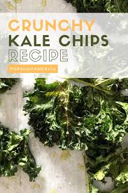Easy Crunchy Kale Chips Recipe Recipe In 2020 Kale Chip Recipes Kale Chips Dairy Free Snacks