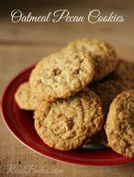 Oatmeal Pecan Cookies Rose Bakes Recipe Cookie Recipes Pecan Cookies Baking