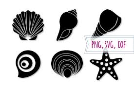 Download Shell Svg Set Starfish Svg Seashell Clipart Beach 294013 Cut Files Design Bundles