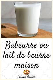Babeurre Ou Lait De Beurre Maison La Recette Facile Babeurre Recette Lait De Beurre