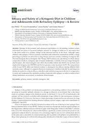 Maybe you would like to learn more about one of these? Pdf Efficacy And Safety Of A Ketogenic Diet In Children And Adolescents With Refractory Epilepsy A Review