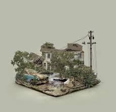 Brazilian Designer Fabio Araujo Digitally Composes Images Of Abandoned Sites To Create Undesirable Islands Small Patches Of Abandoned Places Abandoned Places