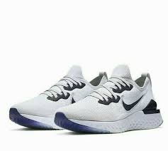 Nike Epic React Flyknit 2 Mens Running Shoes 14 Vast Grey Purple Ck0836 001 Nike Casual In 2020 Running Shoes For Men Nike Shoes For Sale Man Running