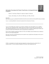 Nbh bank operates under multiple trade names in multiple states. Pdf Information Processing In The Primate Visual System An Integrated Systems Perspective