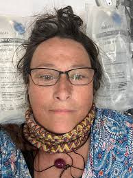 Hi all! I just wanted to introduce myself and share a photo that I took me  6 wks ago after a motorcycle accident I spent 5 And a half weeks in hospital