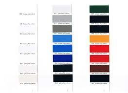 Polyurethane Color Chart Do Not Order