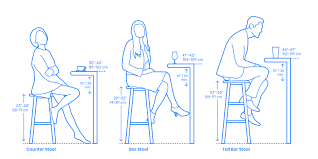 Stools Dimensions Drawings Dimensions Guide