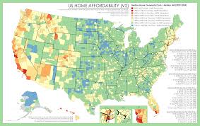 Complete US Home Affordability, by County (2023-2024) : rMapPorn