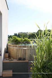 Hot tubs only need to be drained and refilled once in every three to six months. Japanese Style Wooden Soaking Tubs Make Great Pool Hot Tub Alternative Outdoortheme Com