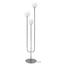 Simrishamn Standleuchte Verchromt Opalweiss Glas Ikea Osterreich