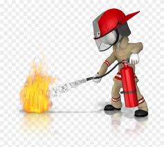 The focus is on the fireman in the middle. Fire Safety Equipment Fire Extinguisher Training Free Transparent Png Clipart Images Download