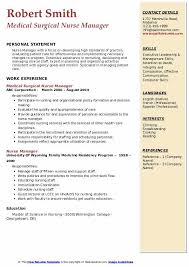 You could be in a new and different environment every day. Nurse Manager Resume Samples Qwikresume