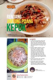 Kali ini kami akan menjelaskan kepada anda cara memasak jantung pisang agar tidak pahit. Resepi Rendang Jantung Pisang Resepi Merory Sedap Betul