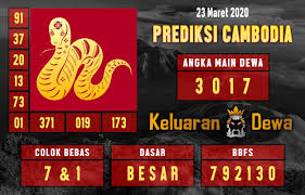 Prediksi Keluaran Cambodia Senin 23 Maret 2020 Terjitu Sydney 17 Desember Permainan Angka