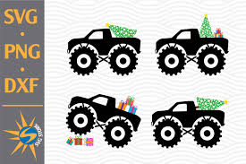 Download Monster Truck Christmas Graphic By Svgstoreshop Creative Fabrica PSD Mockup Templates
