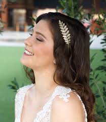Greek Goddess Hair Vine, Bridal Gold Leaves Headband, Laurel Leaf Crown,  Grecian Tiara, Gold Leaf Headpiece, Sweet 16 Quinceanera Birthday