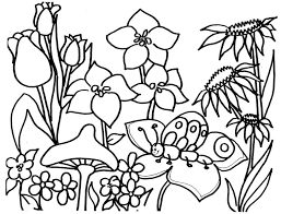 Grab Your Fresh Coloring Pages Garden For You Https Gethighit Com Fresh Colorin Garden Coloring Pages Printable Flower Coloring Pages Spring Coloring Pages