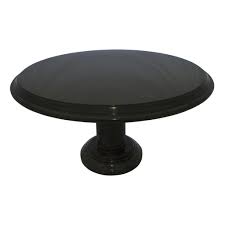 The stone itself is easily wiped clean with a soft cloth, making marble tables perfectly suitable for kitchens, dining rooms and breakfast nooks. Coffee Table Round O80xh45 Cm Black Marble Indomarmer