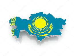 Рисунок карты казахстана