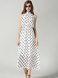 Black And White Polka Dot Maxi Dress Stunning 50 Black And White Polka Dot Dresses Ideas Polka Dot Maxi Dresses Fashion Plus Size Maxi Dresses