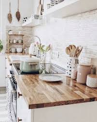 73 Simple Kitchen Decoration In Small House Simplekitchen Kitchenideas Simplekitchendecoration Digitalh White Brick Backsplash Kitchen Decor Home Kitchens