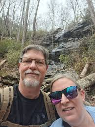 Didn't post last weekend. Here is a few of the waterfalls we hiked for  Michele Price Shealy birthday. We stayed in a cabin in the state park.  Hiked 2 days. 4 waterfalls.