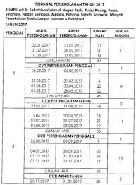 Berikut dikongsikan kalender bagi tahun 2017 yang akan menjelang dua bulan dari sekarang. Cuti Umum Dan Cuti Sekolah Tahun 2017 Amry S Blog