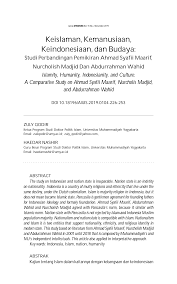 Indonesia terutama jawa memiliki budayanya sendiri yang tidak boleh ditinggalkan dan telah mendarah daging dalam jiwa seluruh lapisan masyarakat. Https Journal Umy Ac Id Index Php Afkaruna Article Download 6851 5048