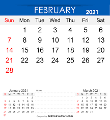 These calendars will help you plan and manage your tasks more productively. Free Free Printable February 2021 Calendar
