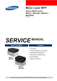 Samsung supports december 30, 2018. Sl M2070 W F Fw Manualzz