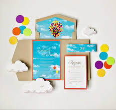 Disney Themed Wedding Disney Up Theme Themed Wedding Disney Movie Wedding Theme W Whimsy Wedding Invitations Custom Wedding Invitations Wedding Invitations