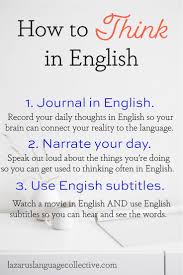 10 movies which you should watch to improve your vocabulary by sandeep sir. How To Think In English Lazarus Language Collective In 2021 English Learning Course Good Vocabulary Words Improve English Speaking