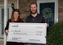 Use our mobile contests and sweepstakes app to easily collect lead data no matter where you are. Credit One Bank Awards 10 000 To One Lucky Card Member In Go Paperless And Win Sweepstakes Nov 10 2016