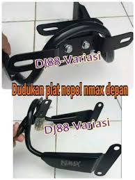 Dudukan Plat Nomor Depan Nmax Bracket Nopol Nmax Aksesoris Nmax Variasi Nmax Modifikasi Nmax Plat Nomor Aksesoris