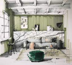 Interior Sketching Sketchbook Art Designbook Sketching Arq Arqsketch Interior Design Renderings Interior Design Presentation Interior Architecture Design