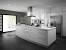White Cabinets Dark Floors Dark Countertops