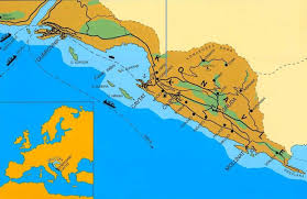 Croatia's territory covers 56,594 km2 (21,851 sq mi), making it the 127th largest country in the world. Maps Of Dubrovnik And The Old Town On The Dalmatian Coast Of Croatia