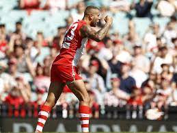 Afl News 2021 Lance Franklin Kicking Arc Man On The Mark Play On Umpire Decision Comeback Goal Swans Vs Crows