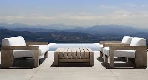 What S Truly Modern And Exciting Now Restoration Hardware Re Inventing Modern Outdoor Teak Outdoor Teak Patio Furniture