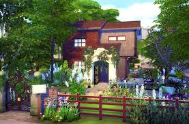 Here i'll show you how to make particular roof types that are commonplace in real life. Cozy Garden Retreat Sims 4 Houses Sims House Sims House Design