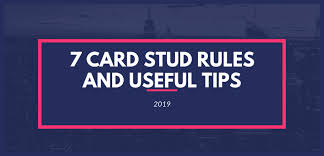 This enables higher ranking hands to be made more often, which for some players makes the game more exciting. Learn 7 Card Stud Poker Rules With Must Follow Tips In 2019 Rohit Hebbar